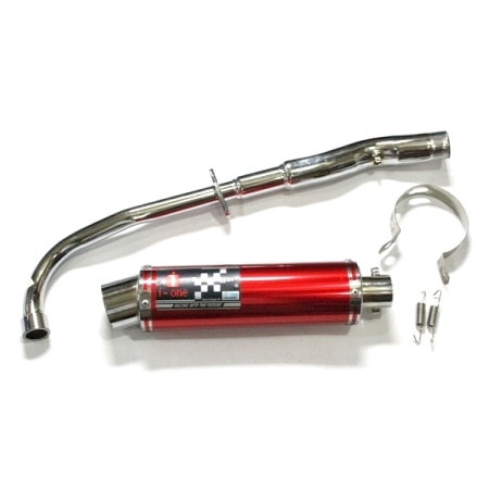 KNALPOT I-ONE RACING RED CROM NETRAL